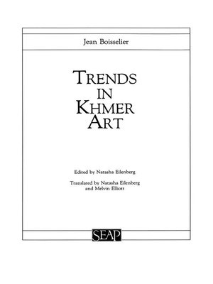 cover image of Trends in Khmer Art